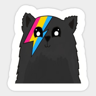 Pansexual Pride Flag Kitty Sticker